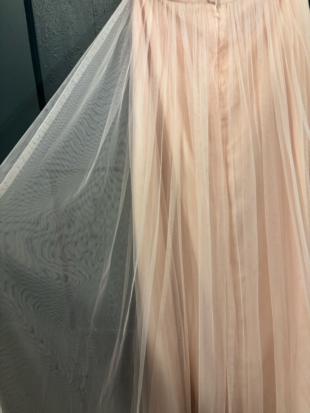 Jenny Yoo Blush Pink Tulle Maxi Skirt - Picture 6 of 6